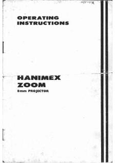 Hanimex Zoom 8 manual. Camera Instructions.